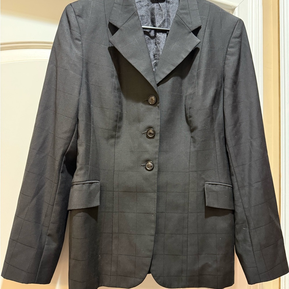 Grand Prix Equestrian Show Coat Black ladies 16 R